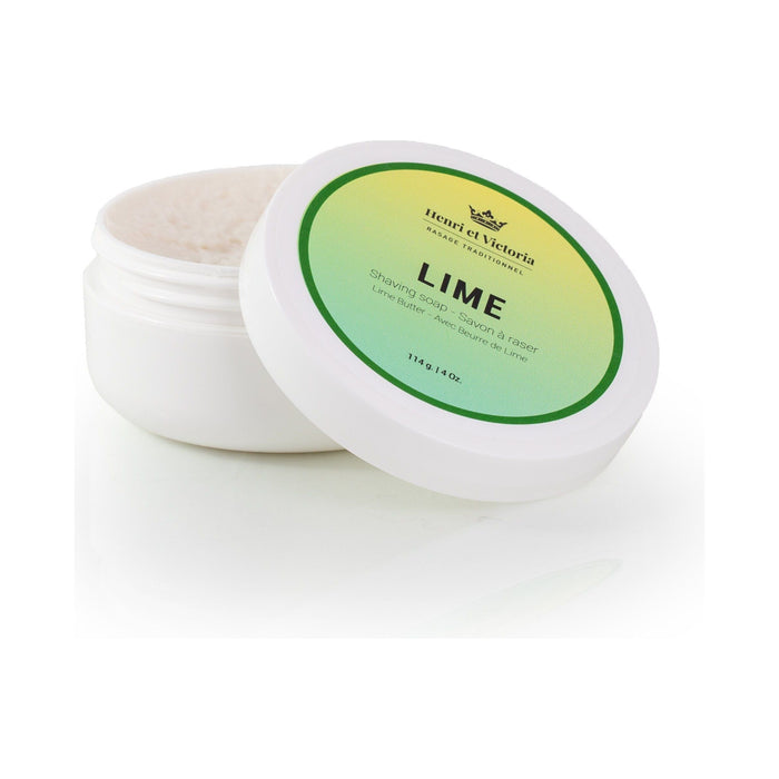 Henri et Victoria Lime Shaving Soap 114g