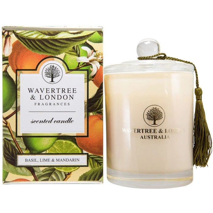 Wavertree & London Basil Lime & Mandarin Soy candle - 38 Oz