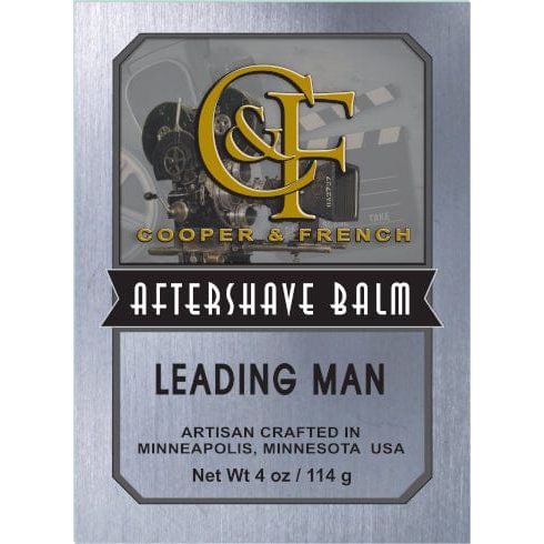 Cooper & French Leading Man Aftershave Balm 4 oz