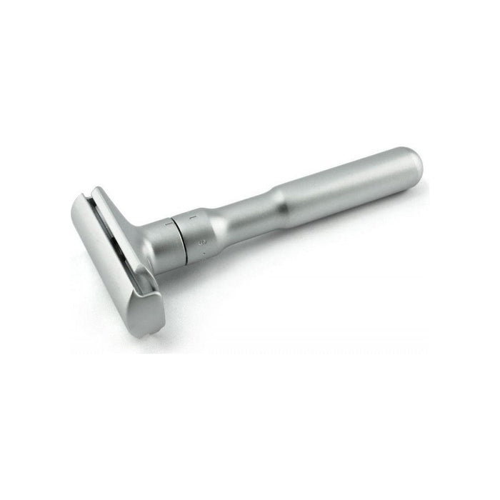 Merkur Futur Adjustable Safety Razor Gift Tin & Blades - Satin