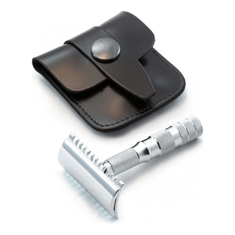 Merkur Merkur 985CL Open Chrome Travel Double Edge Safety Razor Safety Razor