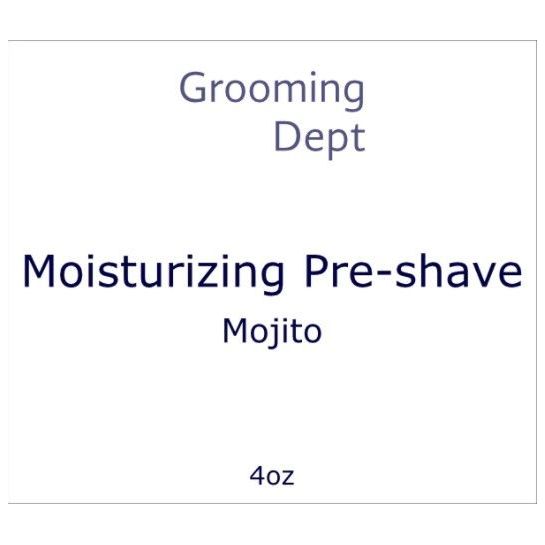 Grooming Dept Mojito Moisturizing Pre-Shave 4 Oz