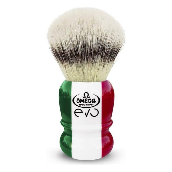 Omega Evo Shaving Brush - Special Italian Flag- E1882