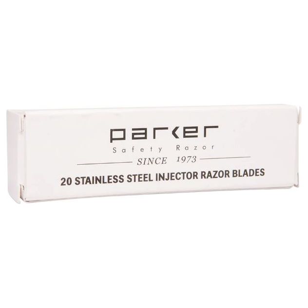 Parker Stainless Steel Injector Razor Blades 20 ct