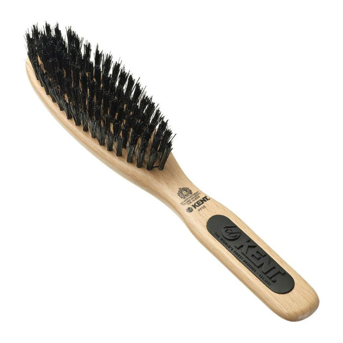 Kent NS05 / PF05 Natural Shine Narrow Grooming Pure Bristle Hair Brush - 5 Oz