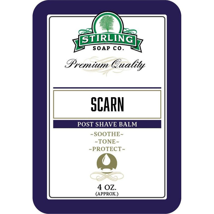 Stirling Soap Co. Scarn Post Shave Balm 4 Oz
