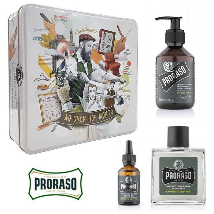 Proraso Gift Vintage Beard Kit Cypress & Vetyver