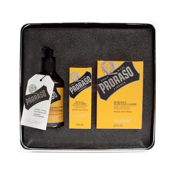 Proraso Gift Set Wood and Spice Beard Care