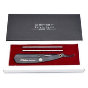 Parker Parker PTABK Stainless Steel Black Adjustable Barber Razor Barber Razor