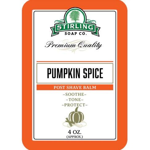Stirling Soap Co. Pumpkin Spice Post Shave Balm 4 Oz