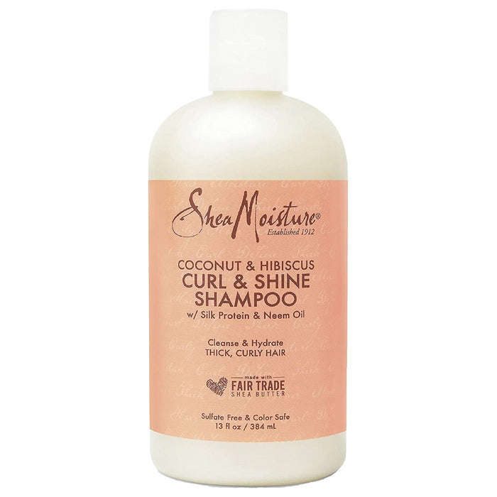 SheaMoisture Coconut & Hibiscus Curl & Shine Shampoo 384ml