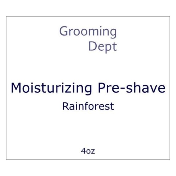 Grooming Dept Rainforest Moisturizing Pre-Shave 4 Oz