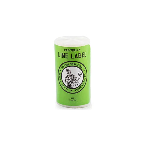 RazoRock Lime Label Shaving Soap Stick 2.6 oz