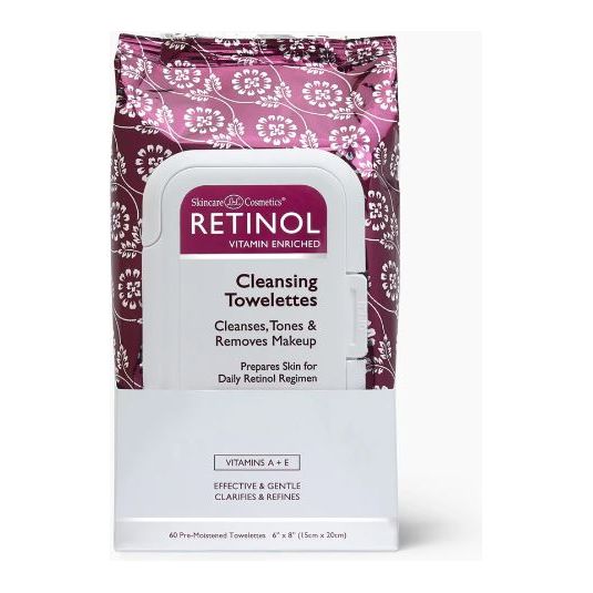Retinol Anti-Aging Cleansing Towelettes 60