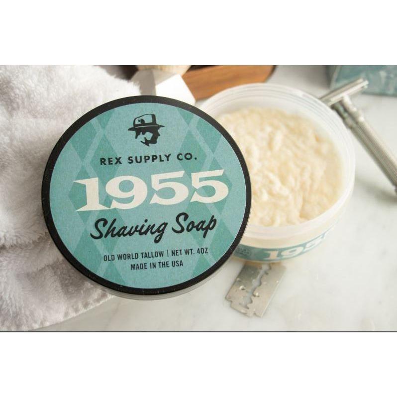 Rex Supply Co. Rex Supply Co. 1955 Old World Tallow Shaving Soap 4 Oz Shaving Soap