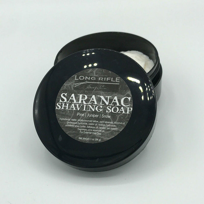 Long Rifle Soap Company Black Label Shave Soap - Saranac 3 Oz