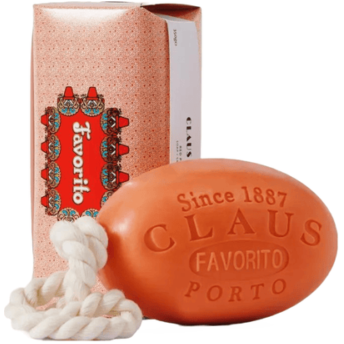 Claus Porto Claus Porto Favorito Red Poppy Soap on a Rope 12.4 Oz Bath Soap