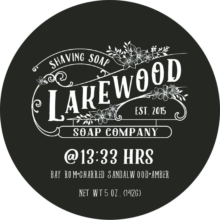 Lakewood Soap Co. @13.33 Hrs Shave Soap 5 Oz