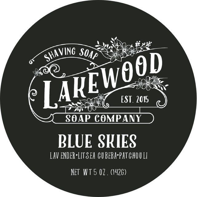 Lakewood Soap Co. Blue Skies Shave Soap 5 Oz