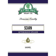 Stirling Soap Co Stirling Soap Co. Scarn Shaving Collection Shaving Set Dark Slate Gray Aftershave Splash 3.3oz