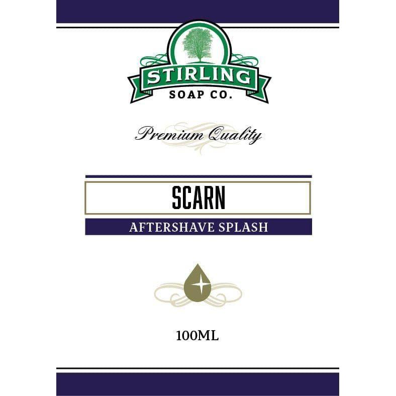 Stirling Soap Co Stirling Soap Co. Scarn Shaving Collection Shaving Set Dark Slate Gray Aftershave Splash 3.3oz