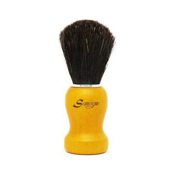 Semogue Pharos-c3 Pure Black Badger Shaving Brush - Yellow