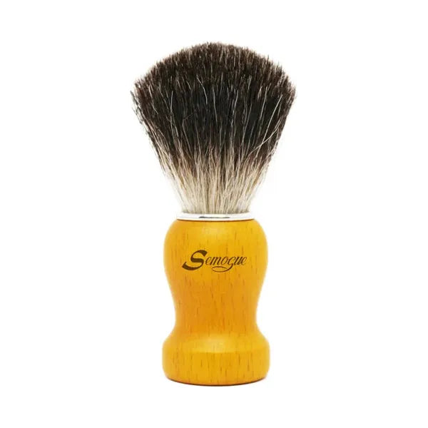 Semogue Pharos-c3 Pure Grey Badger Shaving Brush - Yellow