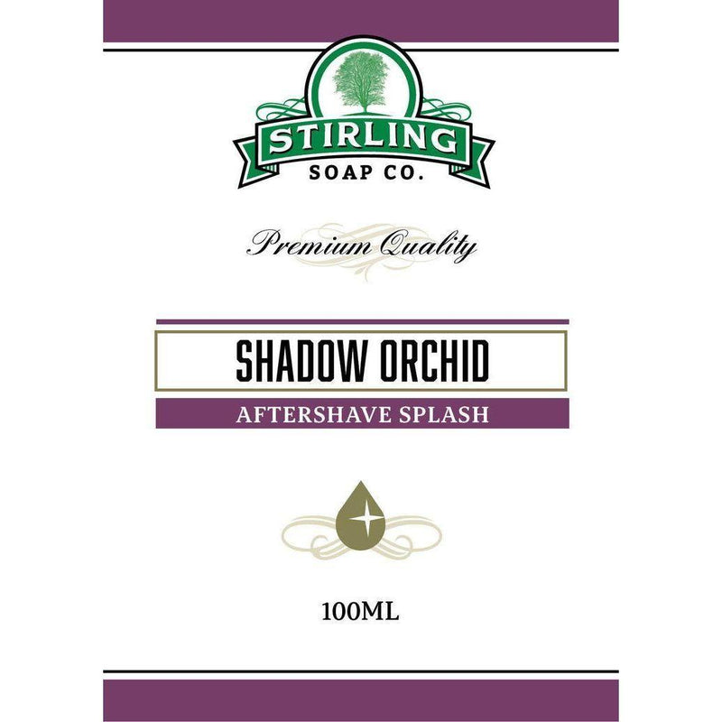 Stirling Soap Co Stirling Soap Co. Shadow Orchid Shaving Collection Shaving Set