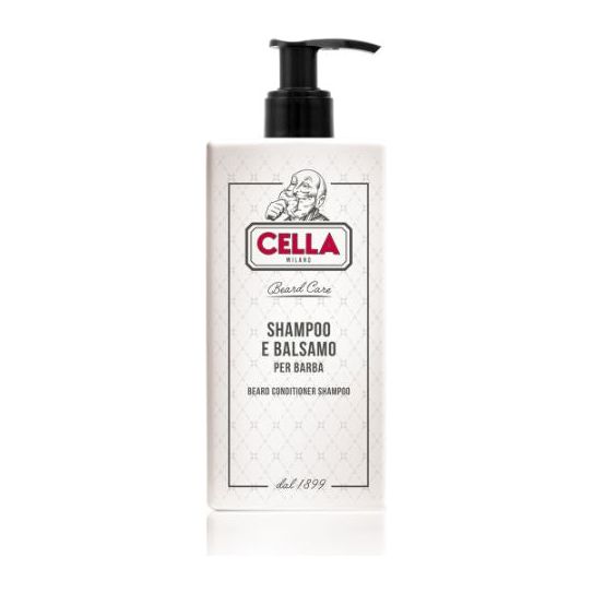 Cella Milano Beard Care Set Beard Shampoo 7.1oz, Beard Oil 1.7oz & Wooden Beard Brush