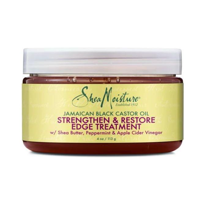 SheaMoisture SheaMoisture Jamaican Black Castor Oil Strengthen & Restore Edge Treatment 4 Oz Hair Treatment Light Goldenrod
