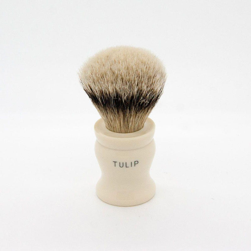 Simpsons Simpsons Tulip T4 Super Badger Hair Shaving Brush Shaving Brush White Smoke