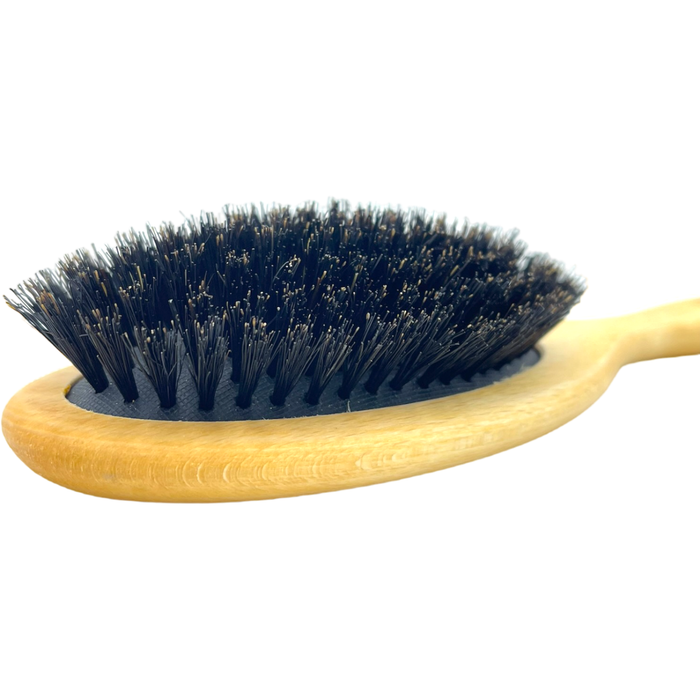 Dural Beech wood rubber cushion hair brush with boar bristles