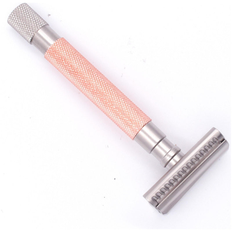 Parker Parker 55SL-RG Rose Gold Semi Slant 3 Piece Safety Razor Safety Razor