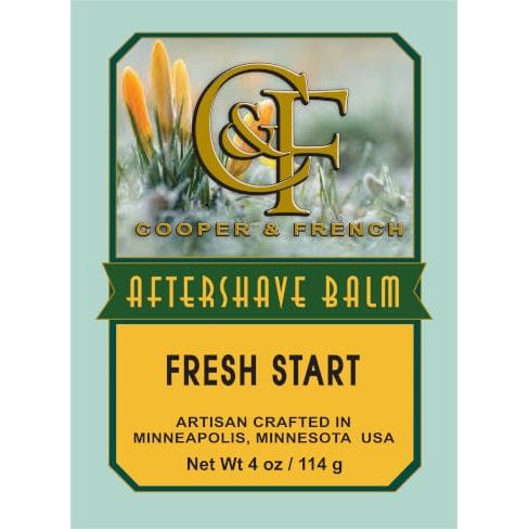 Cooper & French Fresh Start Aftershave Balm 4 oz