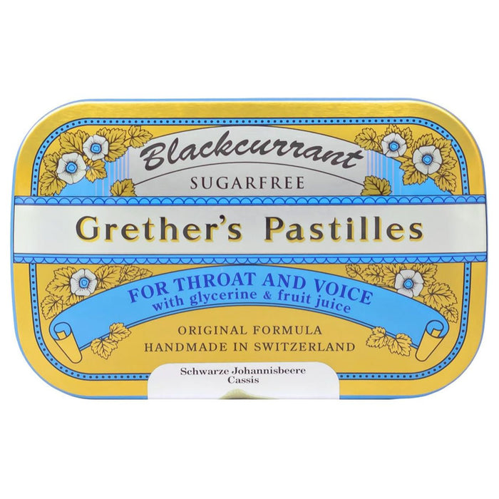 Grether's: Black Currant Pastilles Sugarfree, 15 oz
