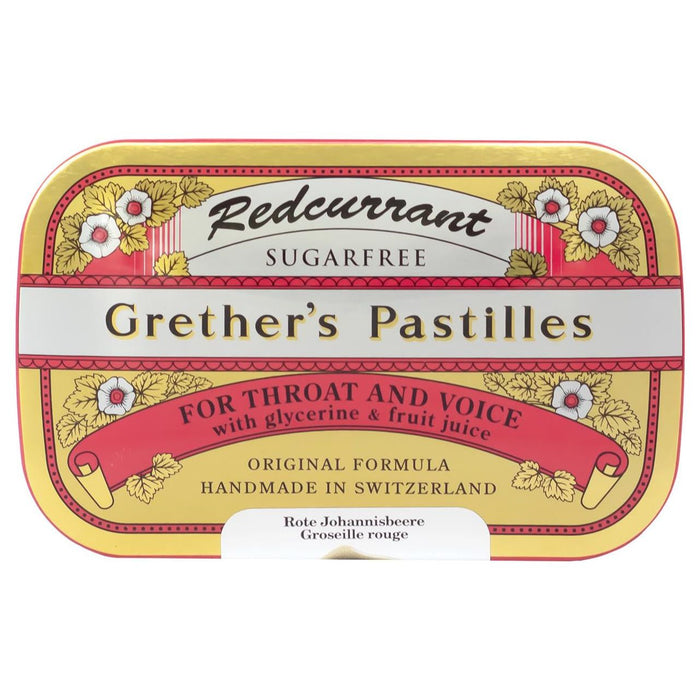 Grethers Pastilles Redcurrant Sugarfree 2.125 Oz