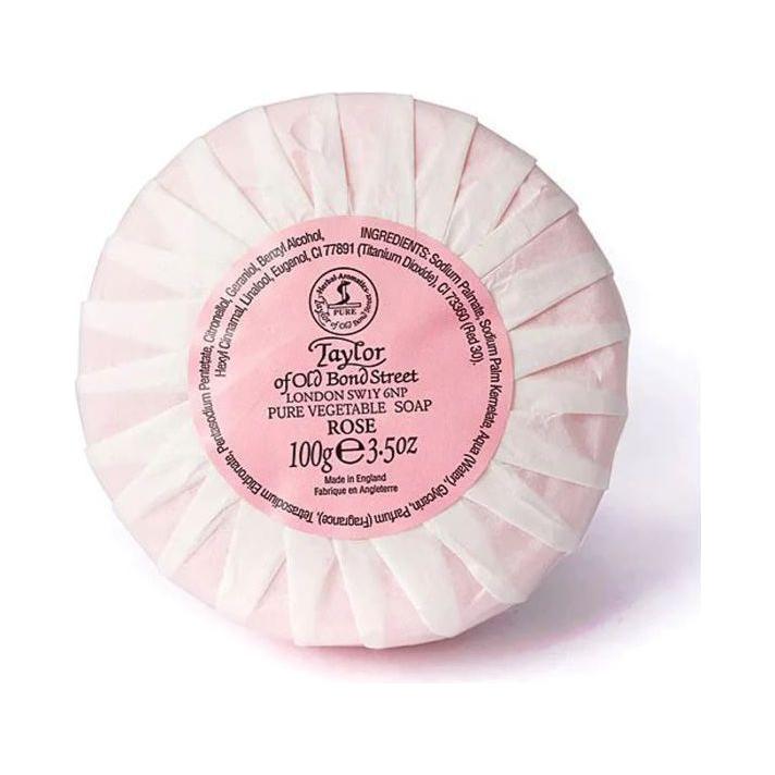Taylor Of Old Bond Street Taylor of Old Bond Street Rose Pure Vegetable Soap 100g Soap