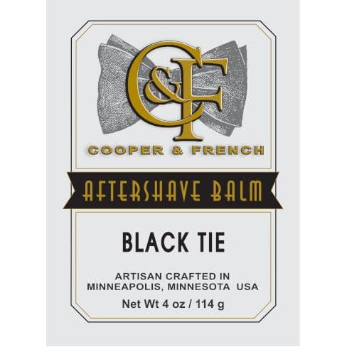 Cooper & French Black Tie Aftershave Balm 4 oz