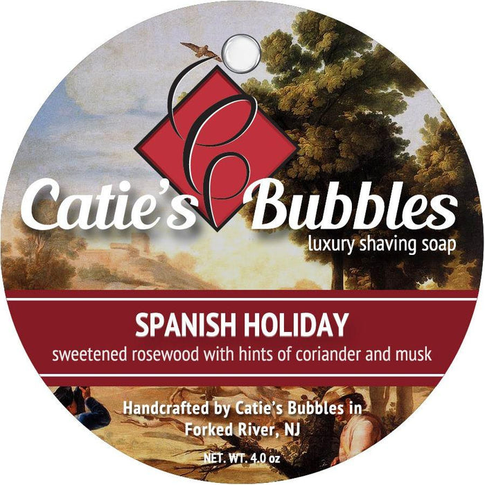 Catie's Bubbles Spanish Holiday Shaving Soap 4 Oz