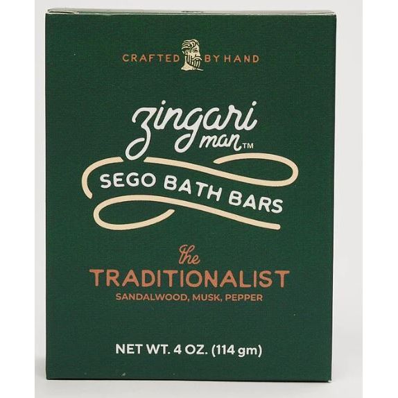 Zingari Man The Traditionalist Sego Bath Bar 4 Oz