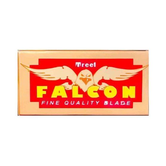 Treet Falcon Carbon Steel Double Edge Razor Blades 10 Blades