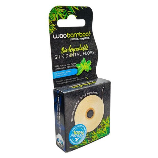 Woobamboo Biodegradable Silk Dental Floss 20m