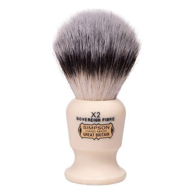 Simpsons Simpson Commodore X2 Sovereign Grade Synthetic Fibre Shaving Brush Shaving Brush